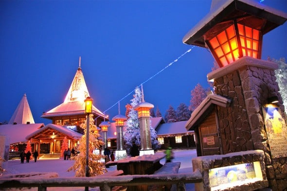 Santa Claus Village in Rovaniemi, Northern Finland