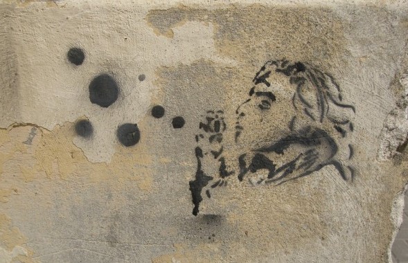 Streetart in Warschau: Chopin's Seifenblasen © mediafury/flickr.com
