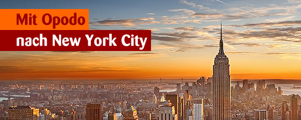 Gewinnt mit Opodo einen Flug nach New York für 2 Personen!