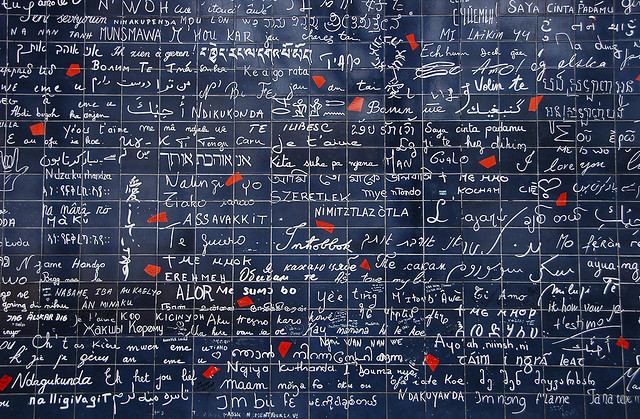 Le mur des je t'aime paris - Ideen zum Valentinstag / Die romantischten Orte der Welt
