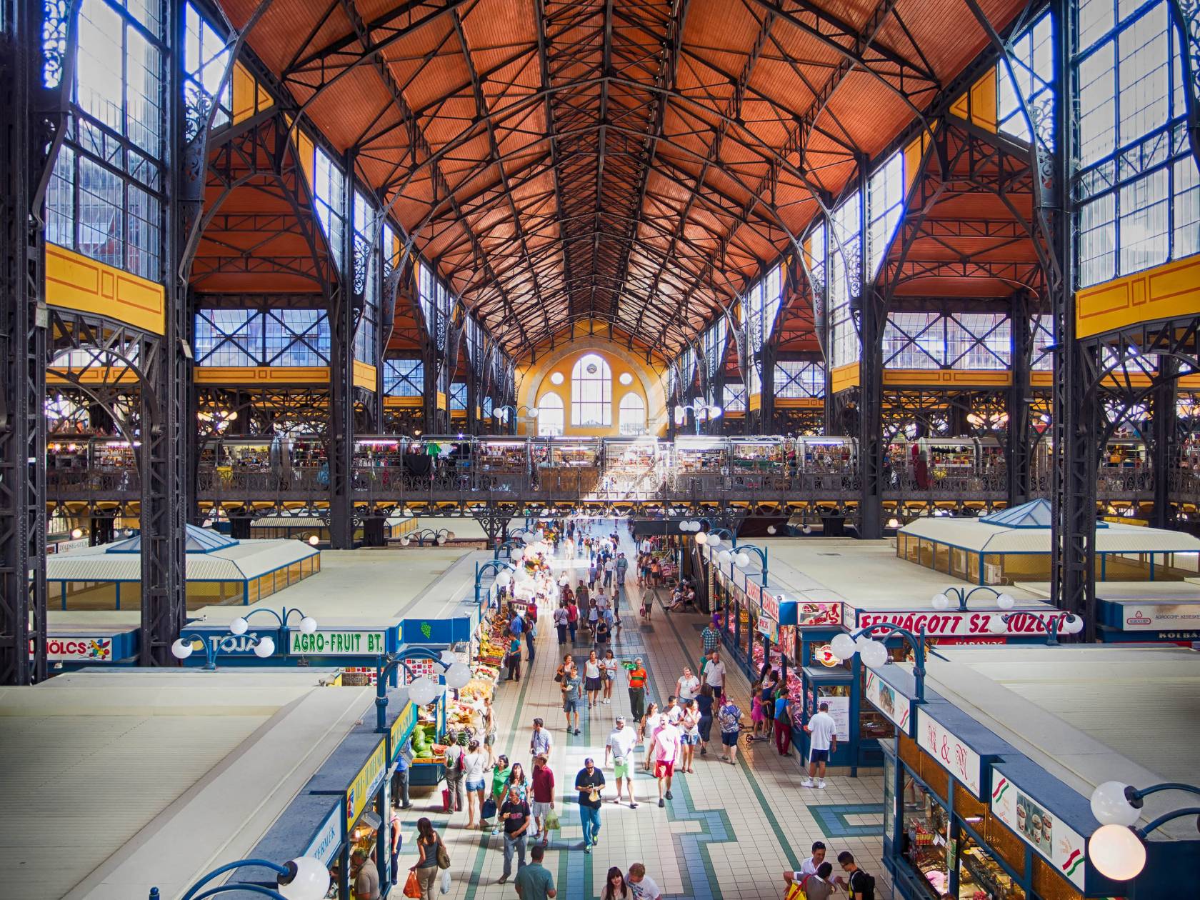 Budapest an einem Tag - Markthalle 