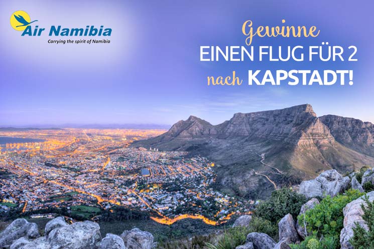 Gewinne einen Flug nach Kapstadt