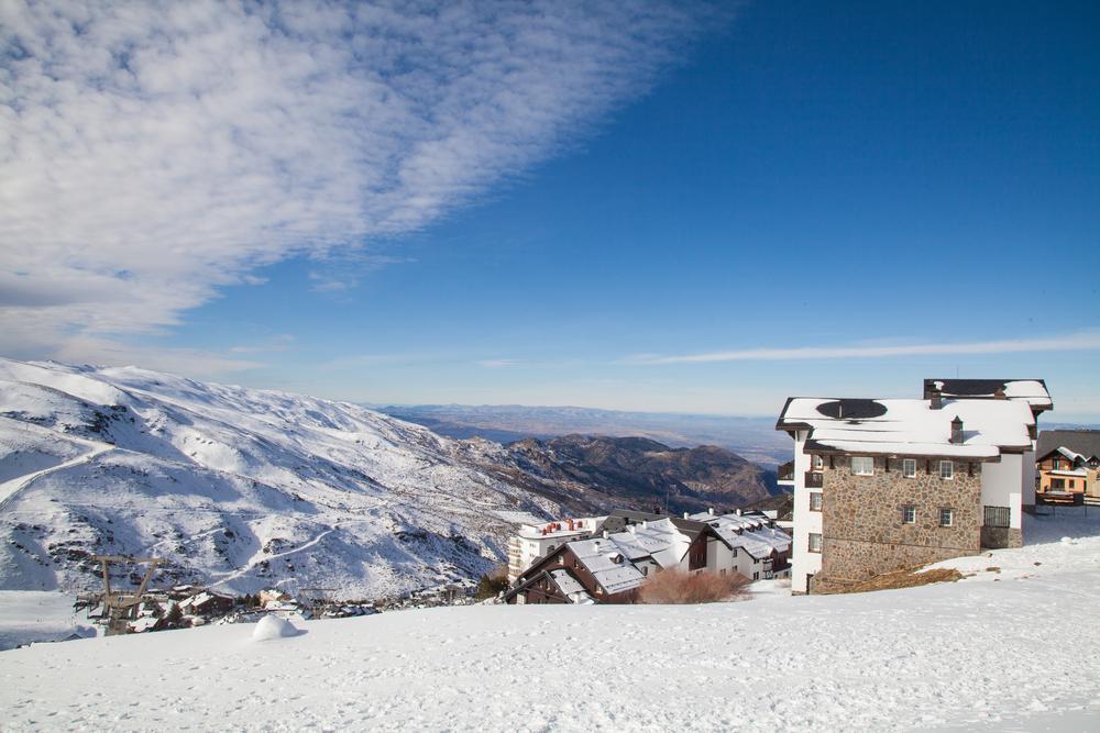 Die Sierra Nevada mit dem Berg Pico del Veleta