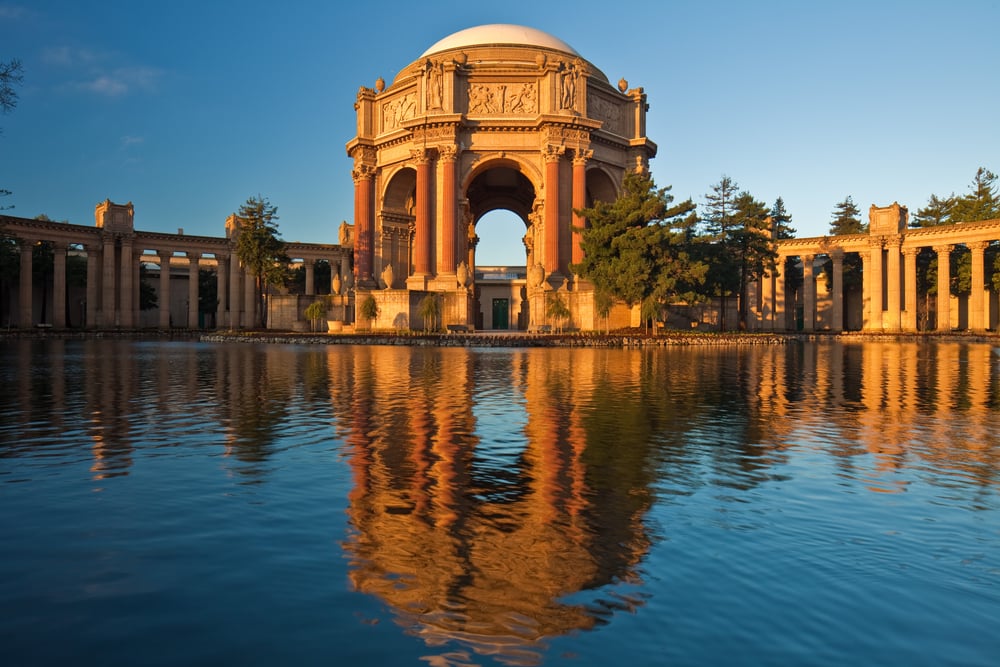 Der Palace of Fine Arts in San Francisco