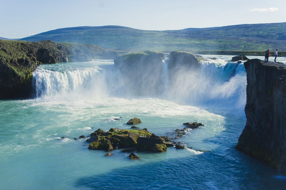 Schöne-Städte-Europa-Reykjavik-Wasserfall
