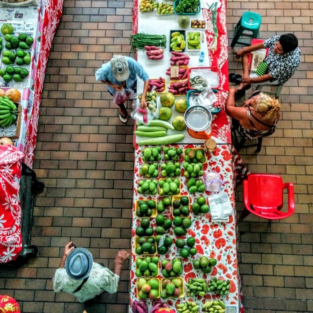 was kann man auf tahiti machen, papeete markt