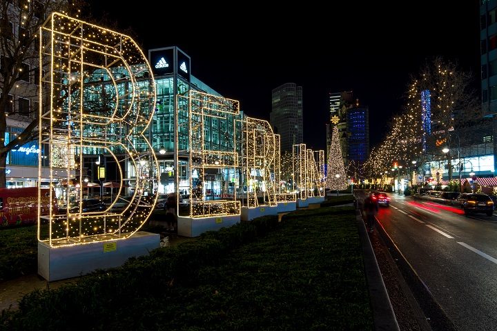 weihnachtsdekoration, Städte zu Weihnachten, Weihnachten Städte