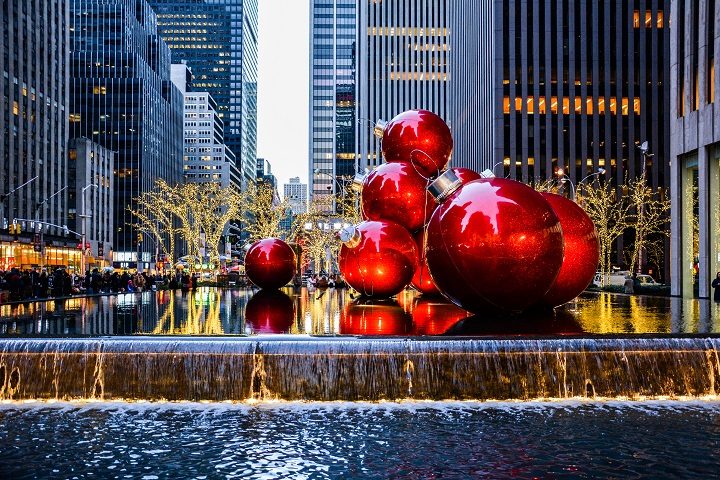 weihnachtsdekoration, Städte zu Weihnachten, Weihnachten Städte