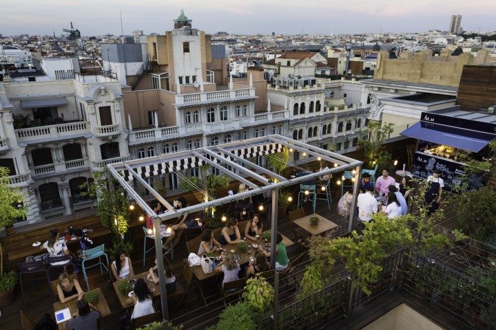 die besten rooftop bars in madrid
