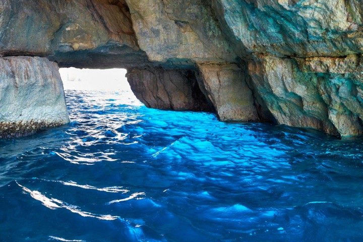 blaue grotte malta