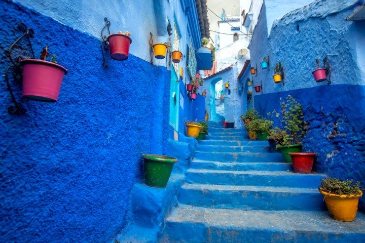 Marokko Urlaub, Chefchaouen, blaue Stadt