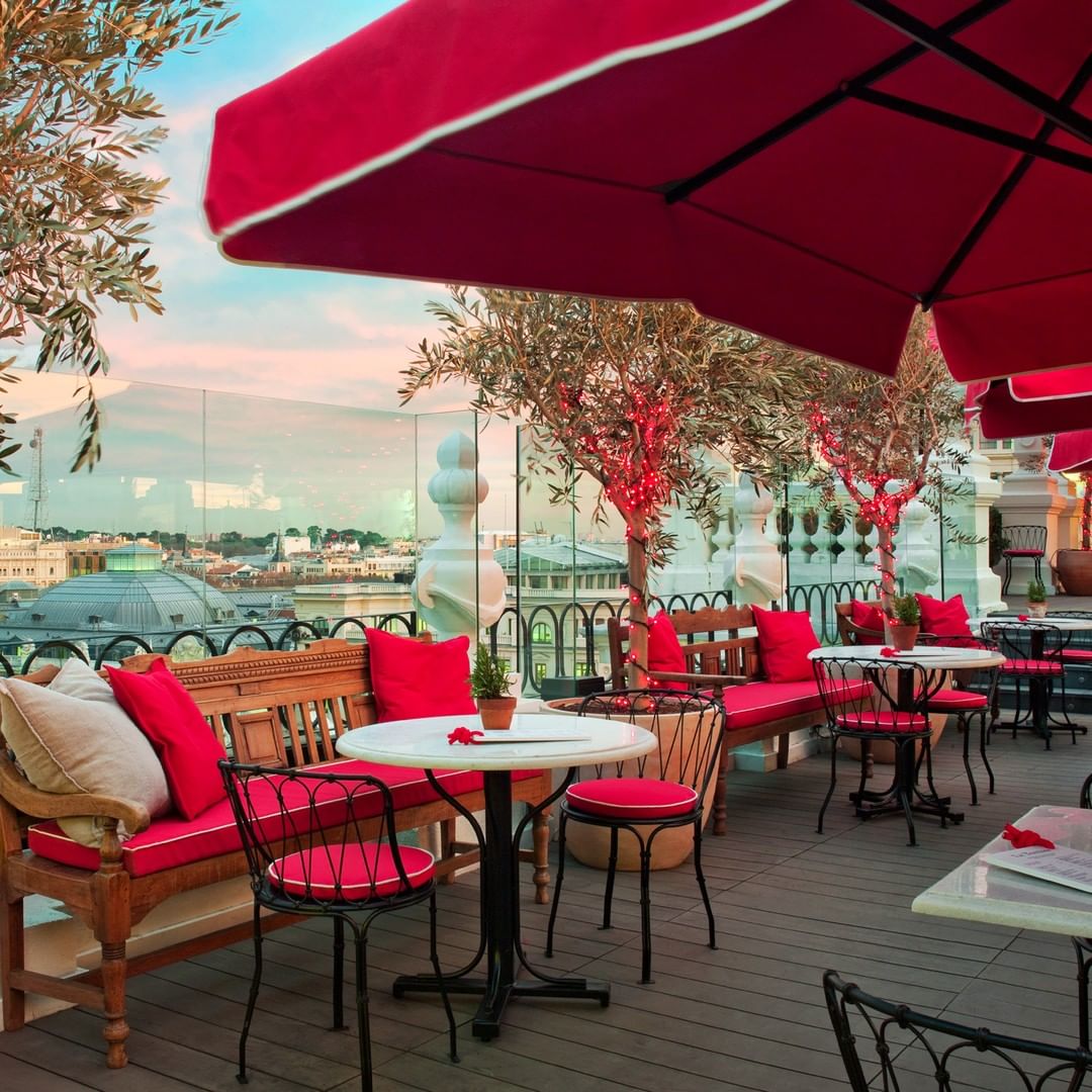 die besten rooftop bars in madrid, La terrazza the principal hotel madrid