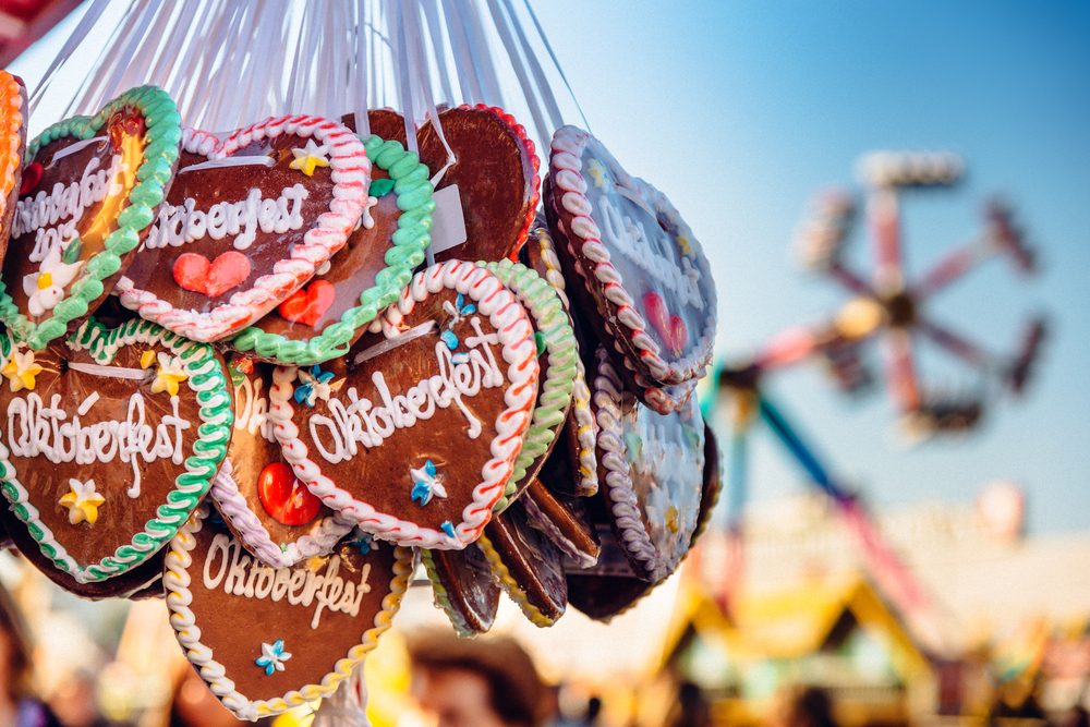 oktoberfest, lebkuchenherzen, lebkuchen,