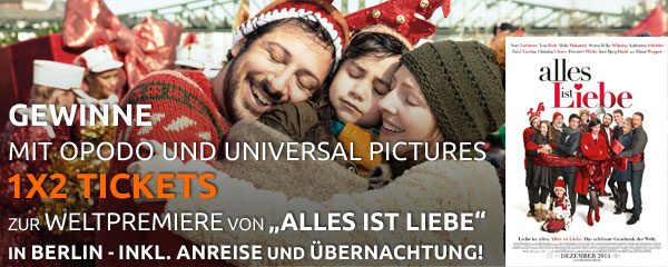 Alles ist Liebe Gewinnspiel