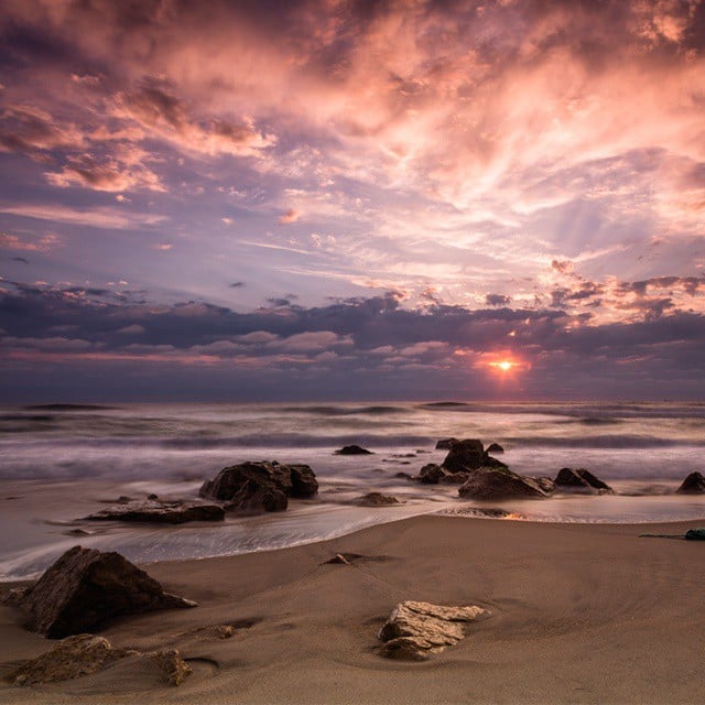 Praia da Costa Nova, die schönsten strände portugals, atlantik, küste, strand, sonnenuntergang