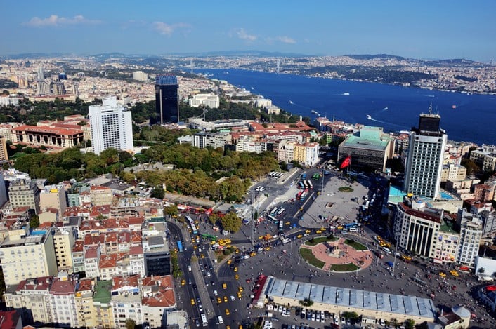 Taksim Platz und Gezi Park in Istanbul