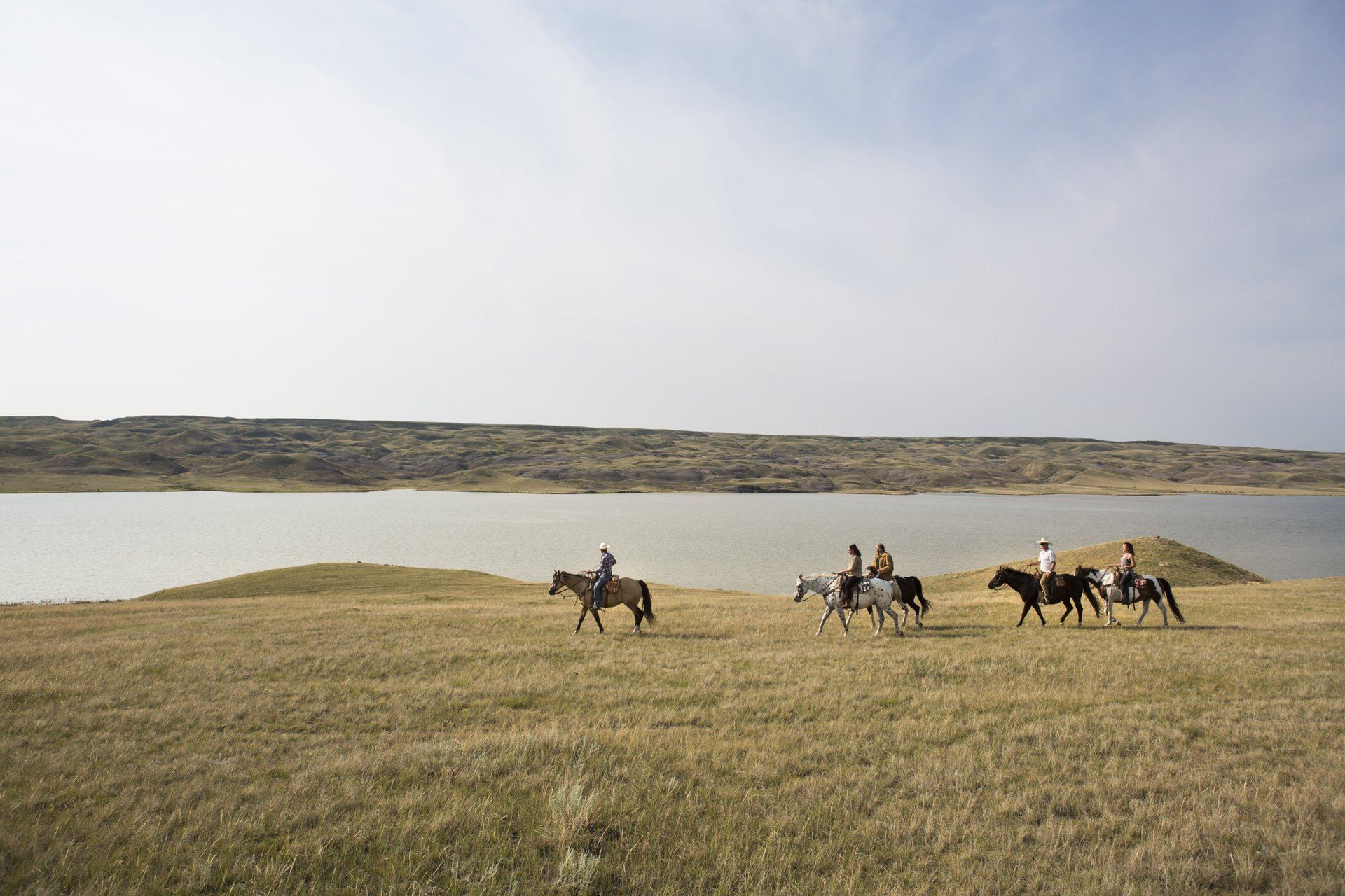 Prärie Provinzen Kanada, Reiter, Pferde