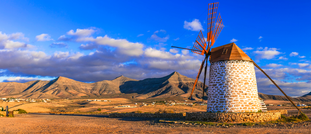 Typische Landschaft auf Fuerteventura