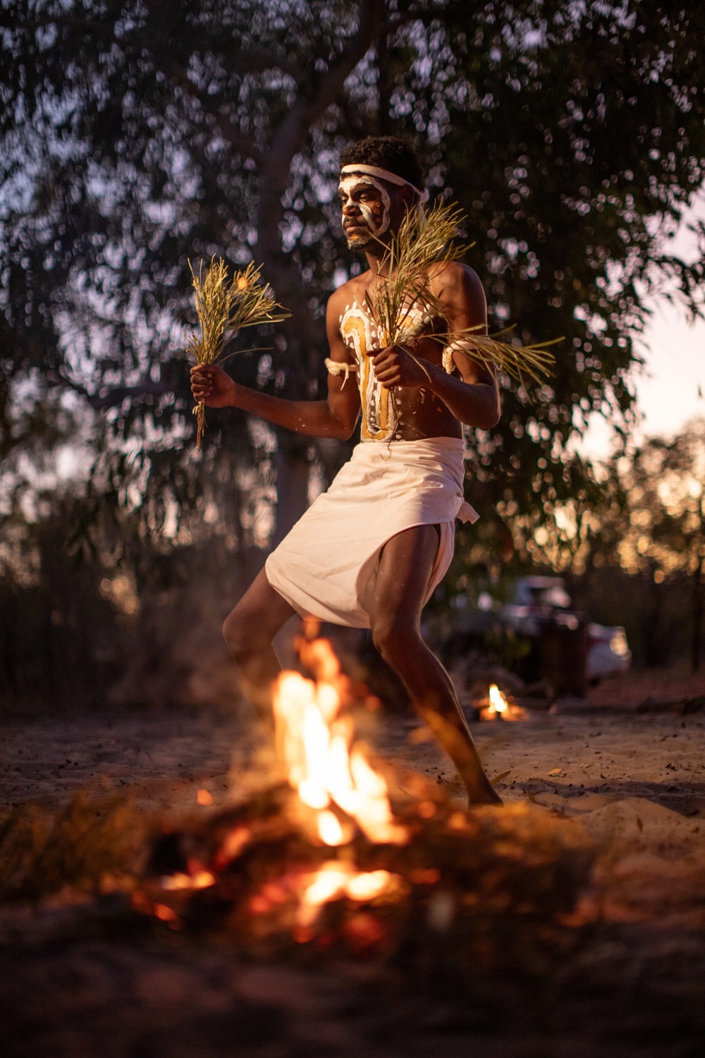 Aboriginal People, Tanz, Zeremonie, Feuer