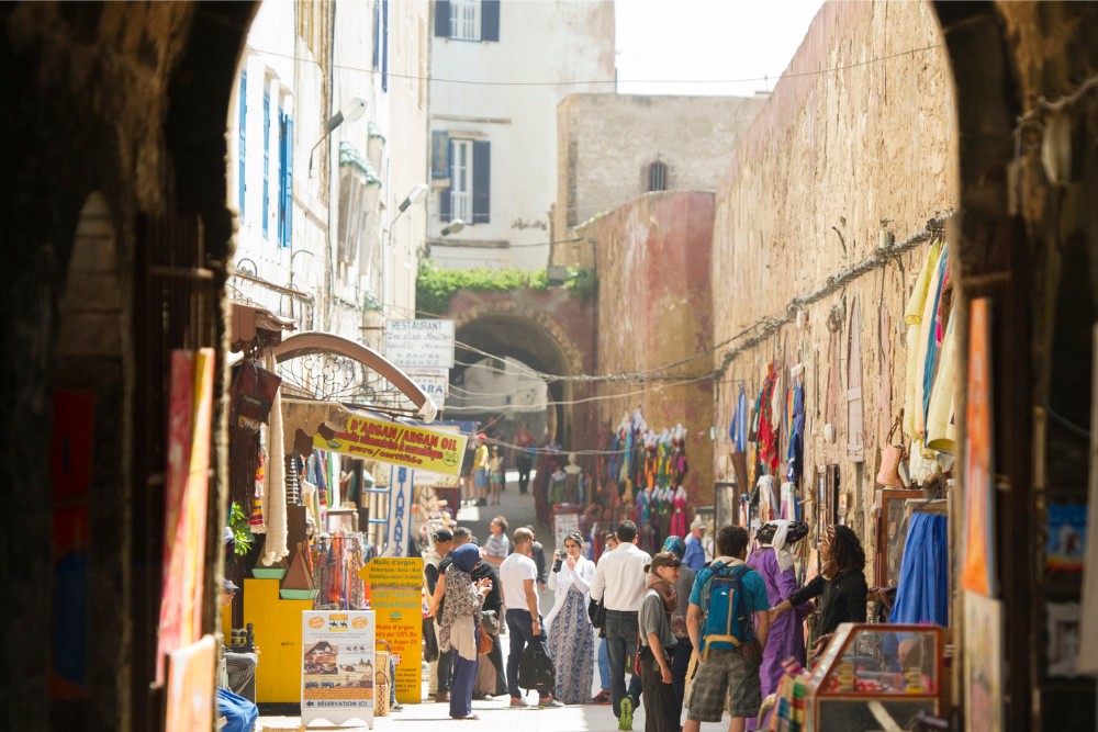 Souk, Medina, Essaouira, Marokko