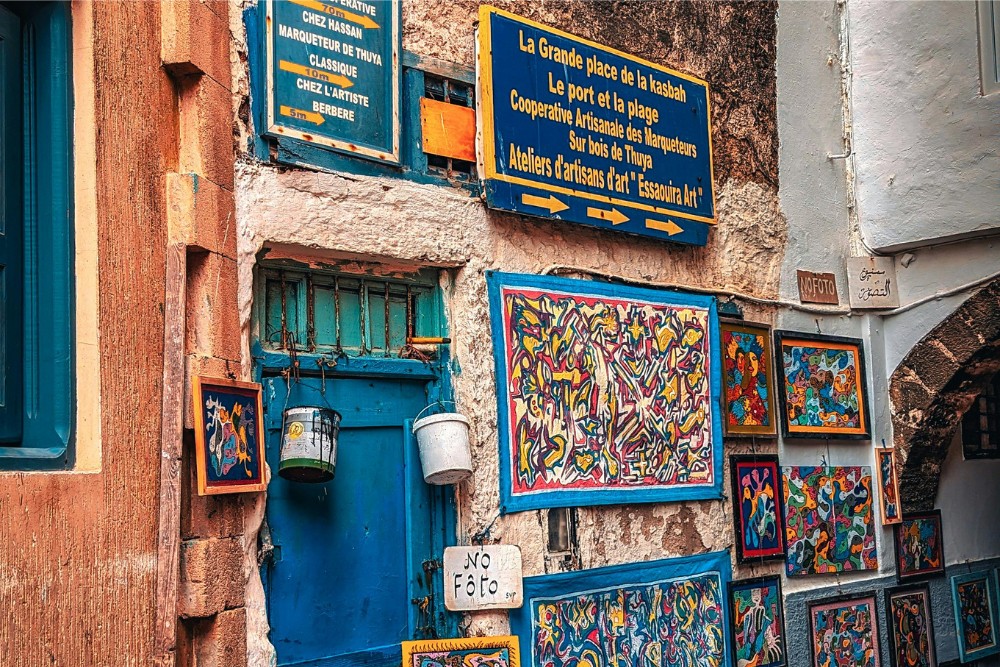 Rue Chbanat, Essaouira, Marokko